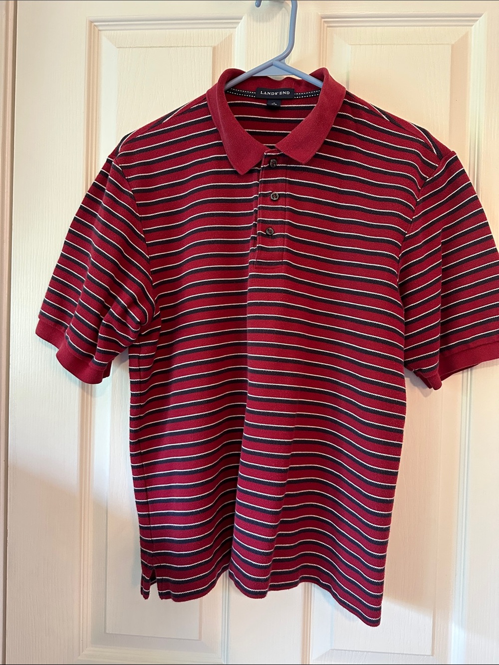 🔥4/$45 BUNDLE DEAL! 🔥Lands' End Striped Men's Polo